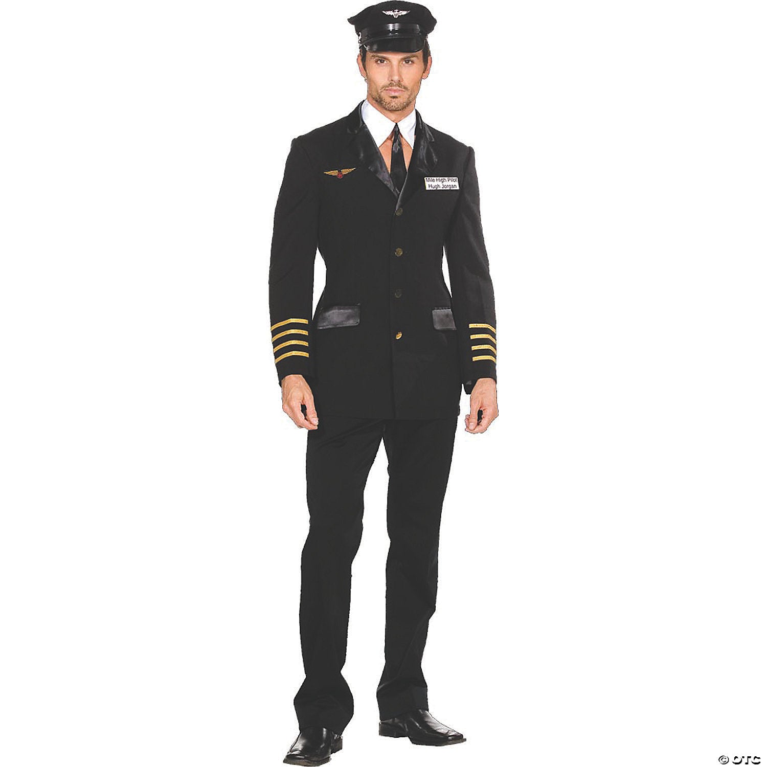 men s hugh jorgan pilot costume   standard~rl5236lg