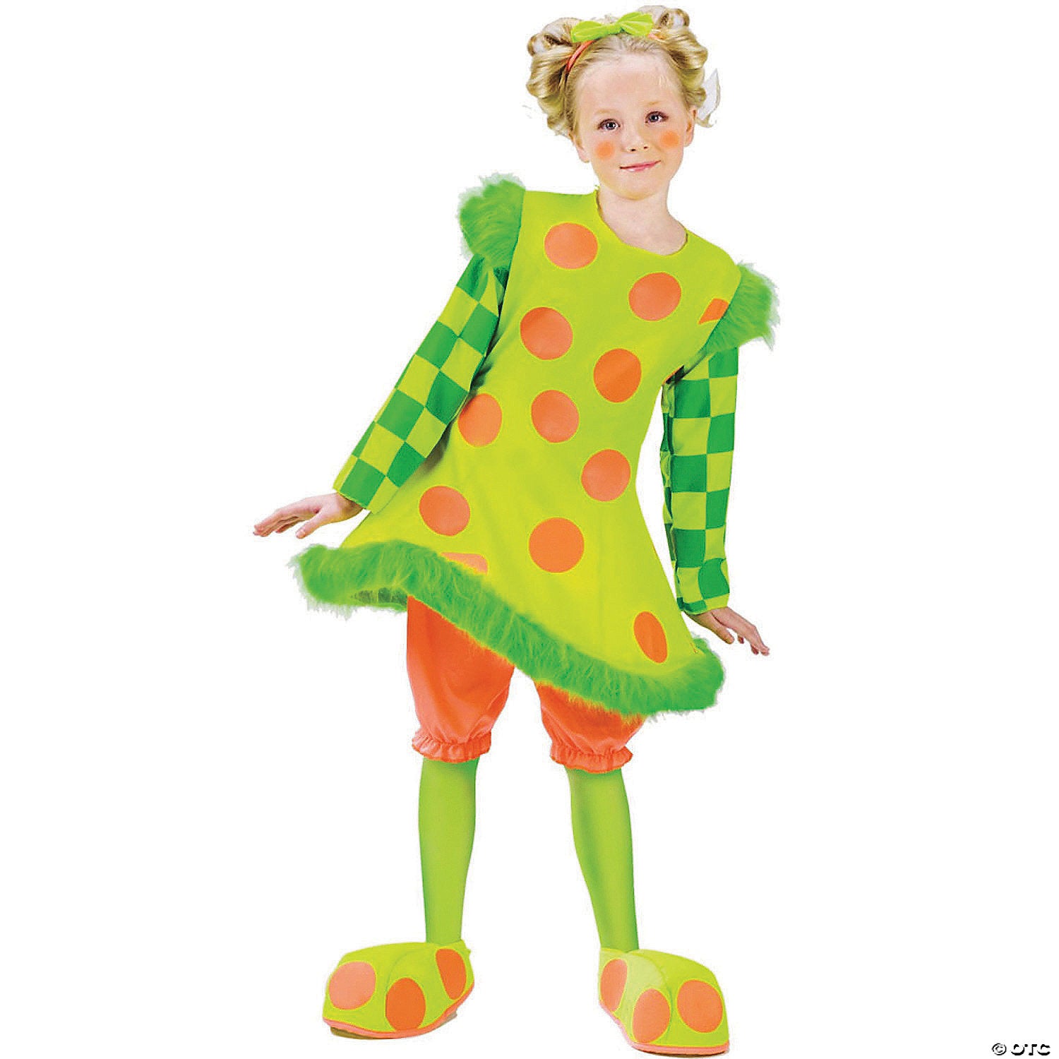 toddler girl& 8217 s lolli the clown costume   3t 4t~fw112551t