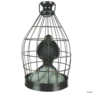 15  animated crow in cage~ss50448g