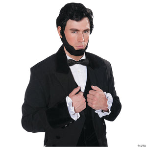 abraham lincoln wig & beard costume set~fm69841