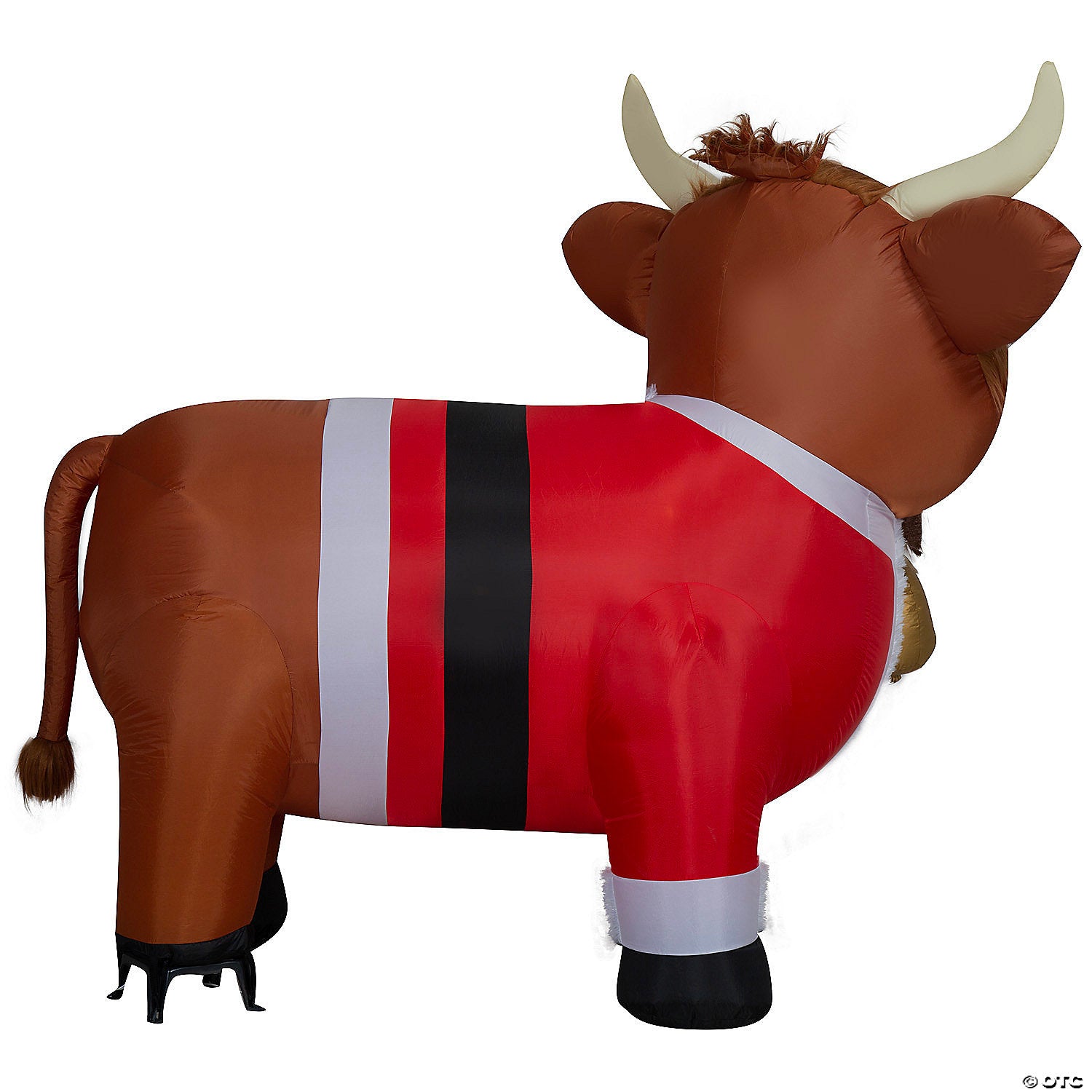 sup  blowup inflatable fuzzy plush highlander cow with built in led lights christmas outdoor yard decoration~ss883229g-a02