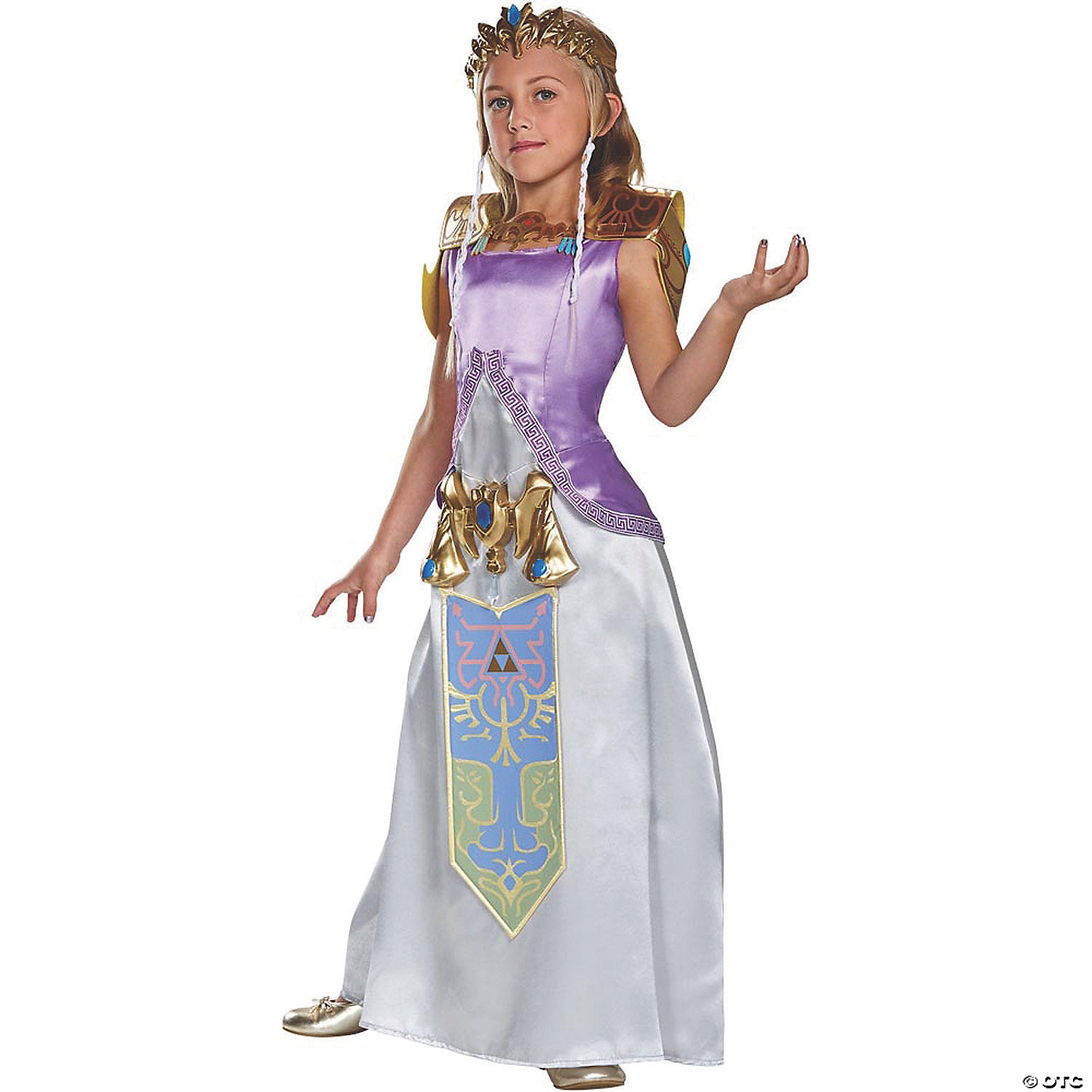 girl& 8217 s deluxe zelda& 8482  costume   large~dg98784g-a02