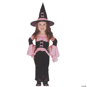 toddler girl& 8217 s pretty pink witch costume   24 months 2t~fw112761ts