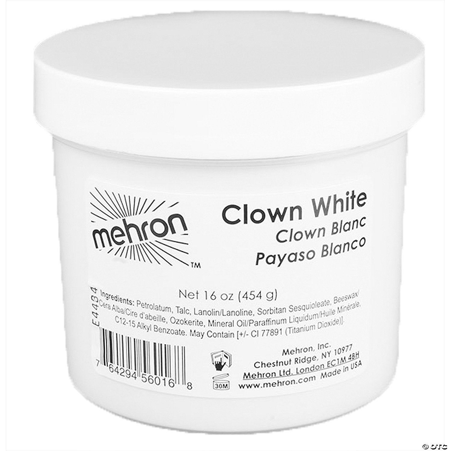 mehron clown white makeup~dd09