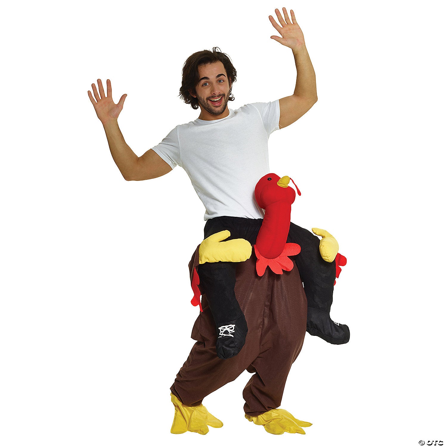 adult turkey piggyback costume~mhmcpbtu