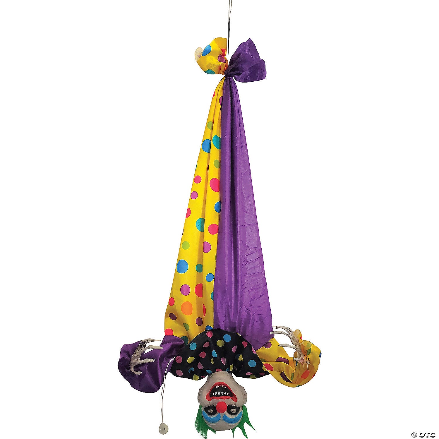 36  animated hanging horror clown halloween decoration~ss61465