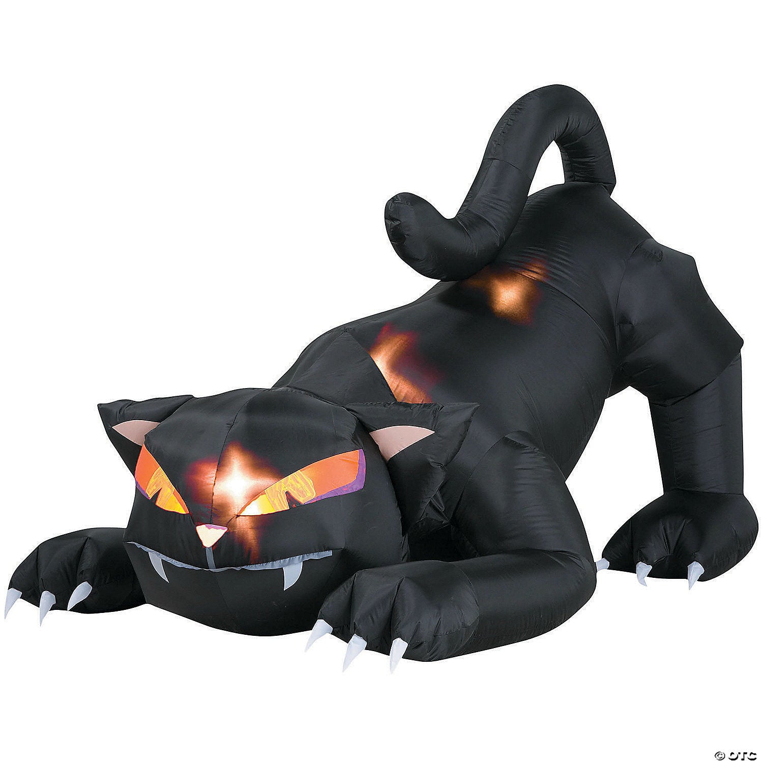 72  blow up inflatable black cat with turning head halloween decoration~ss23623g-a02