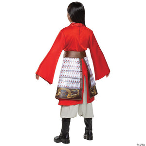 girl s deluxe mulan hero red dress costume~dg79474l-a02