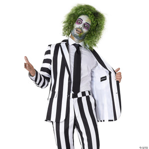 men s beetlejuice& 8482  suit costume   size 44~obas1033xl-a04