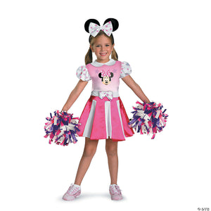 girl& 8217 s minnie mouse& 8482  cheerleader costume   small~dg26896l