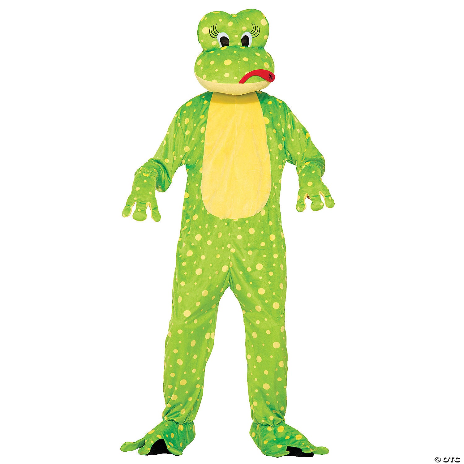 adults frog freddy mascot~fm72720