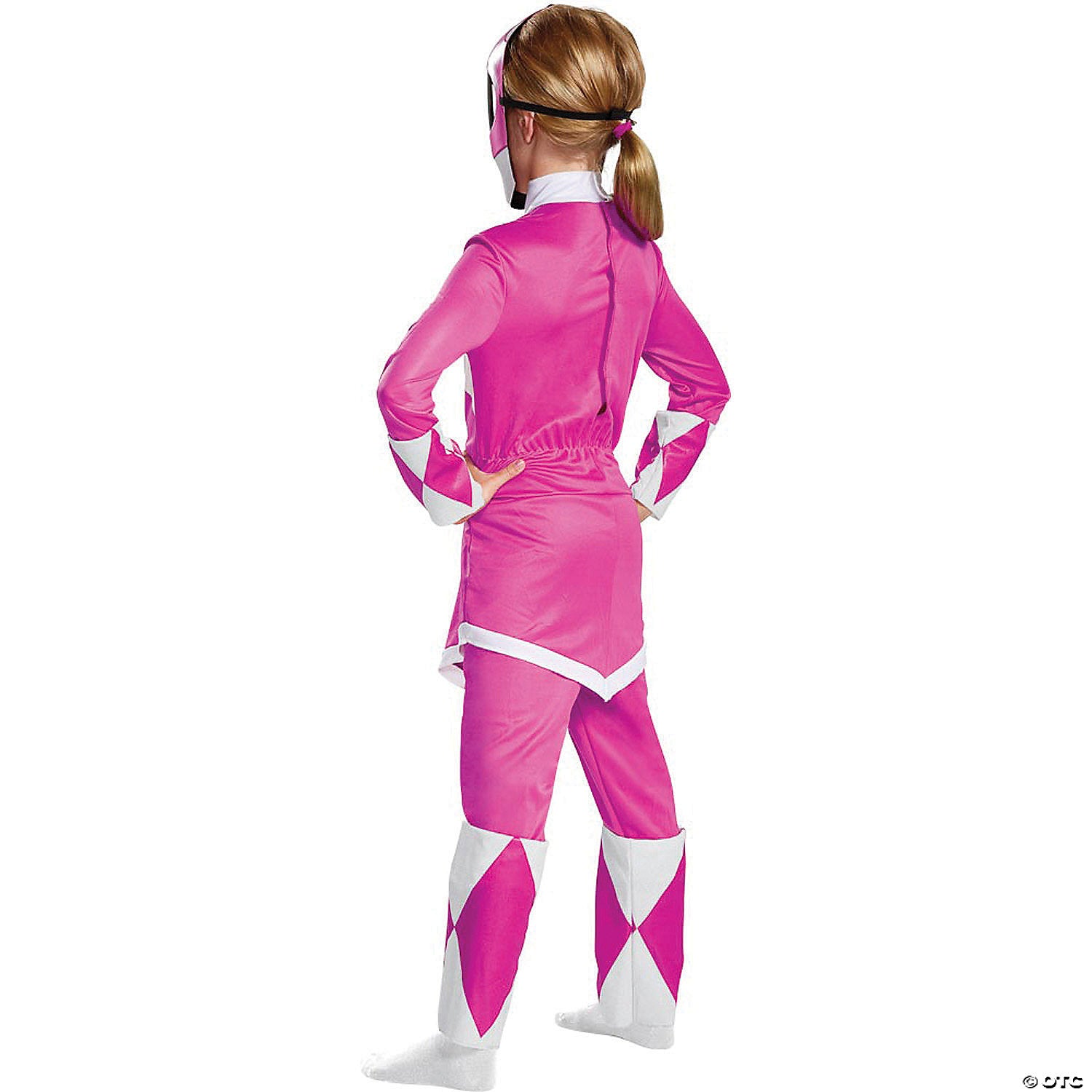 girl s deluxe mighty morphin pink power ranger costume   medium~dg67409k-a01