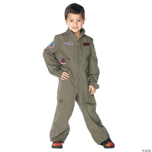 boy s top gun flight suit costume   medium~uatg48164md-a01