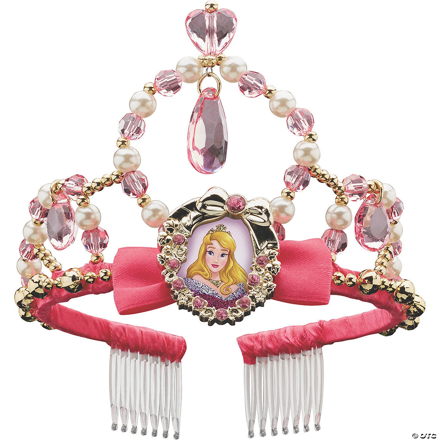 kids disney s sleeping beauty aurora pink tiara~dg99619