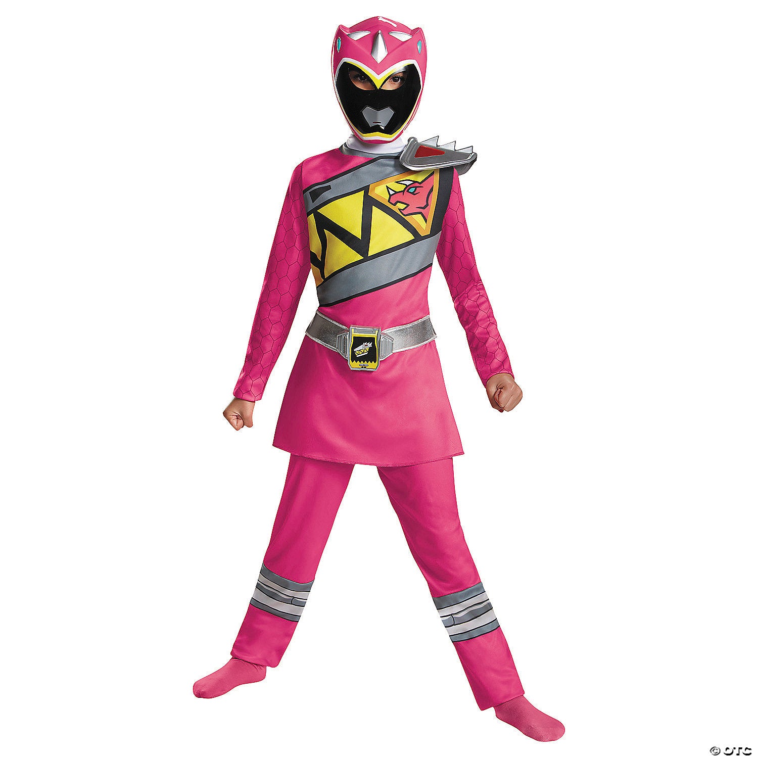 classic pink ranger dino girls halloween costume   medium~dg82766k