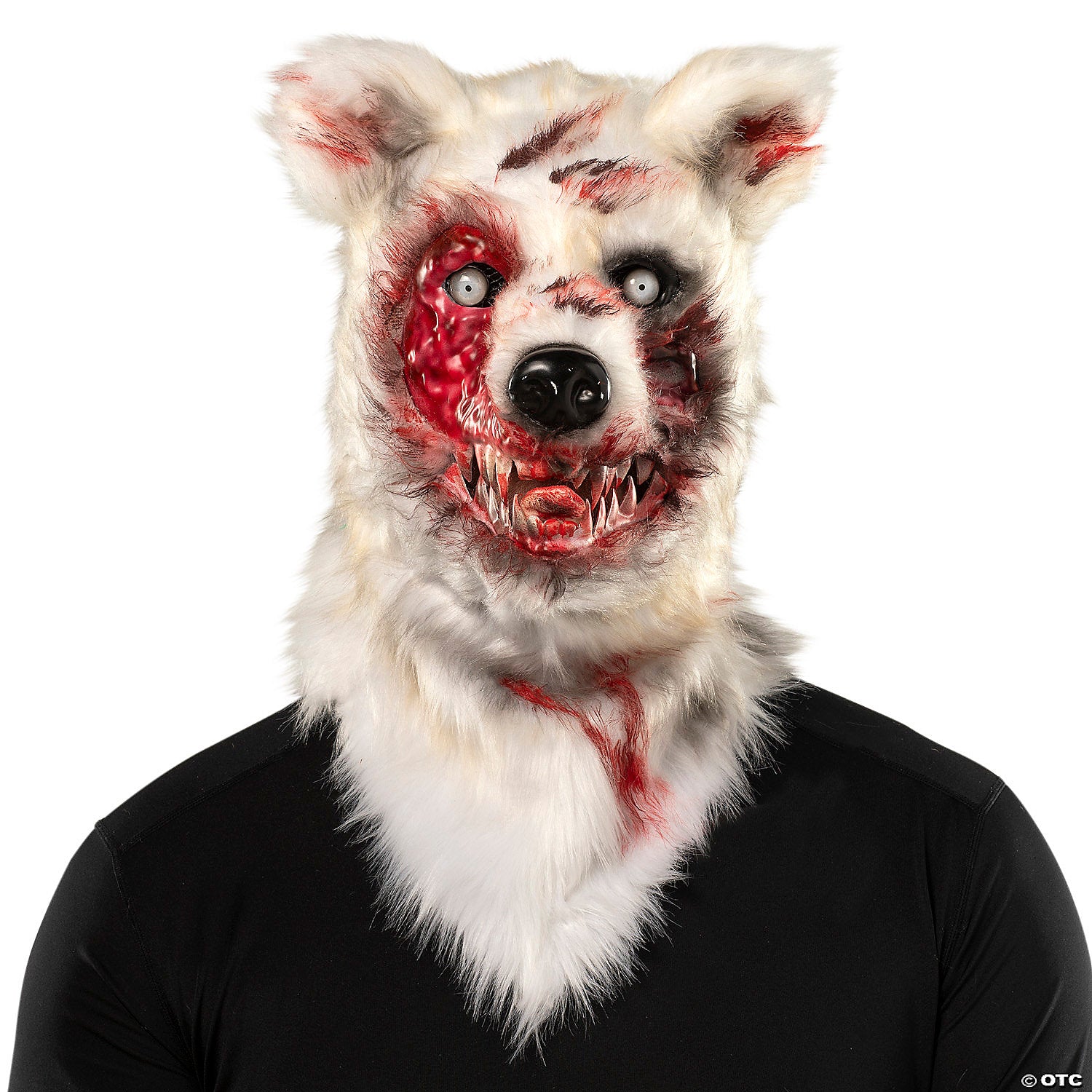 adults bloody bear full head covering halloween mask & 8211  one size~mcbam005-a01