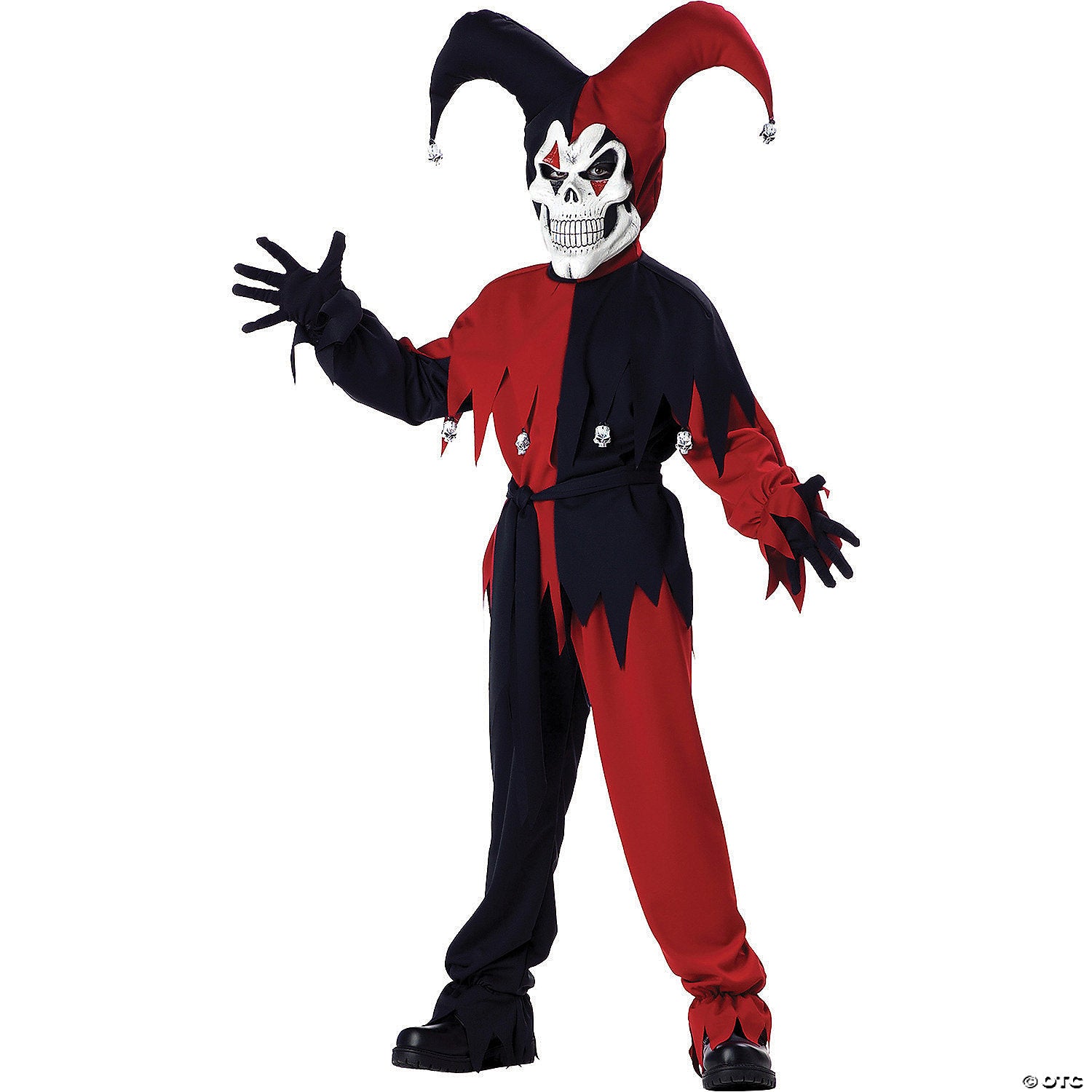 boy s evil jester costume   medium~cc00221md