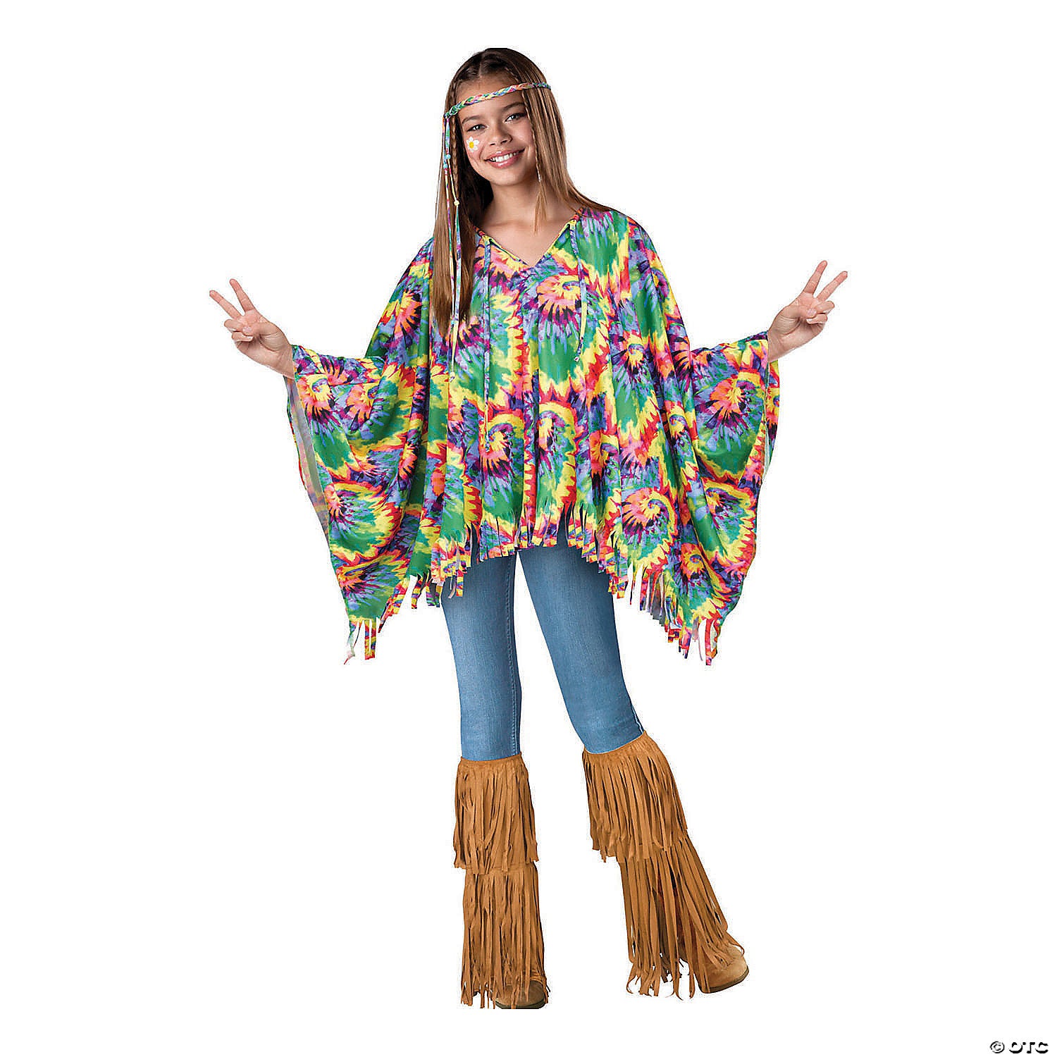 kids hippie poncho~fw90862