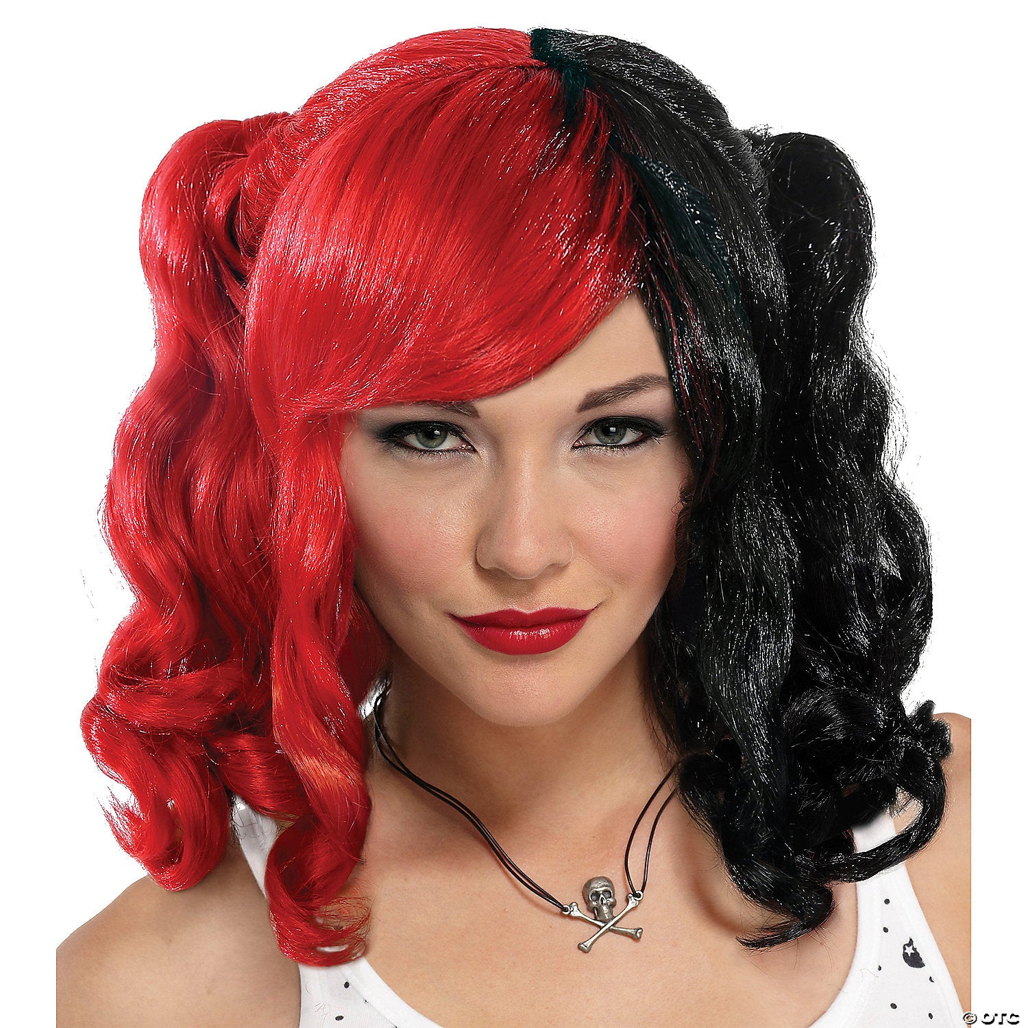 women s red & black gothic lolita wig~mr179606