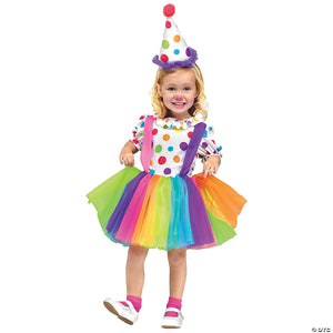 toddler girl& 8217 s big top fun clown costume   24 months 2t~fw111091ts