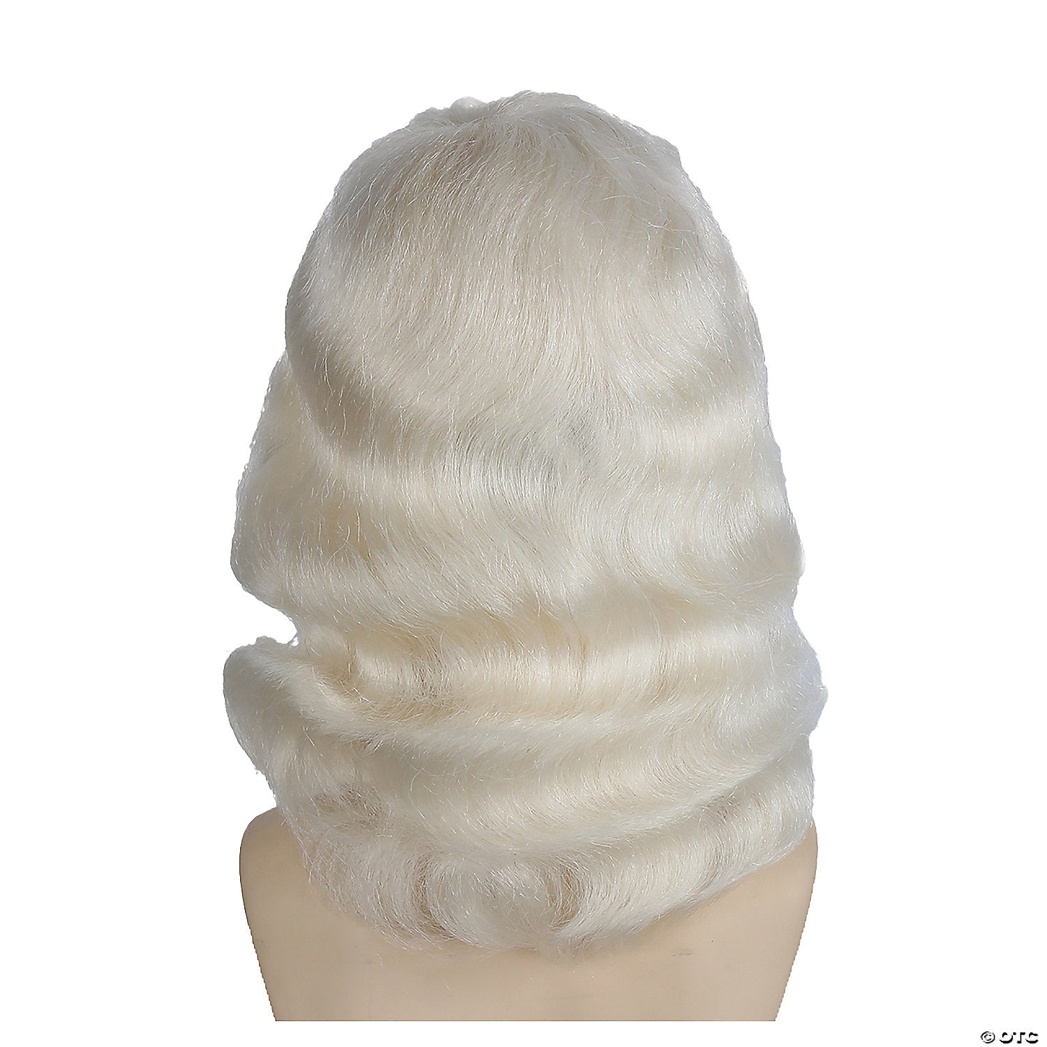 santa wig 004 white yak fiber~lw195wty-a01