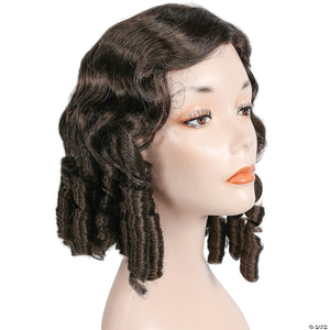 women s chestnut brown 1840s wig~lw542lcbn