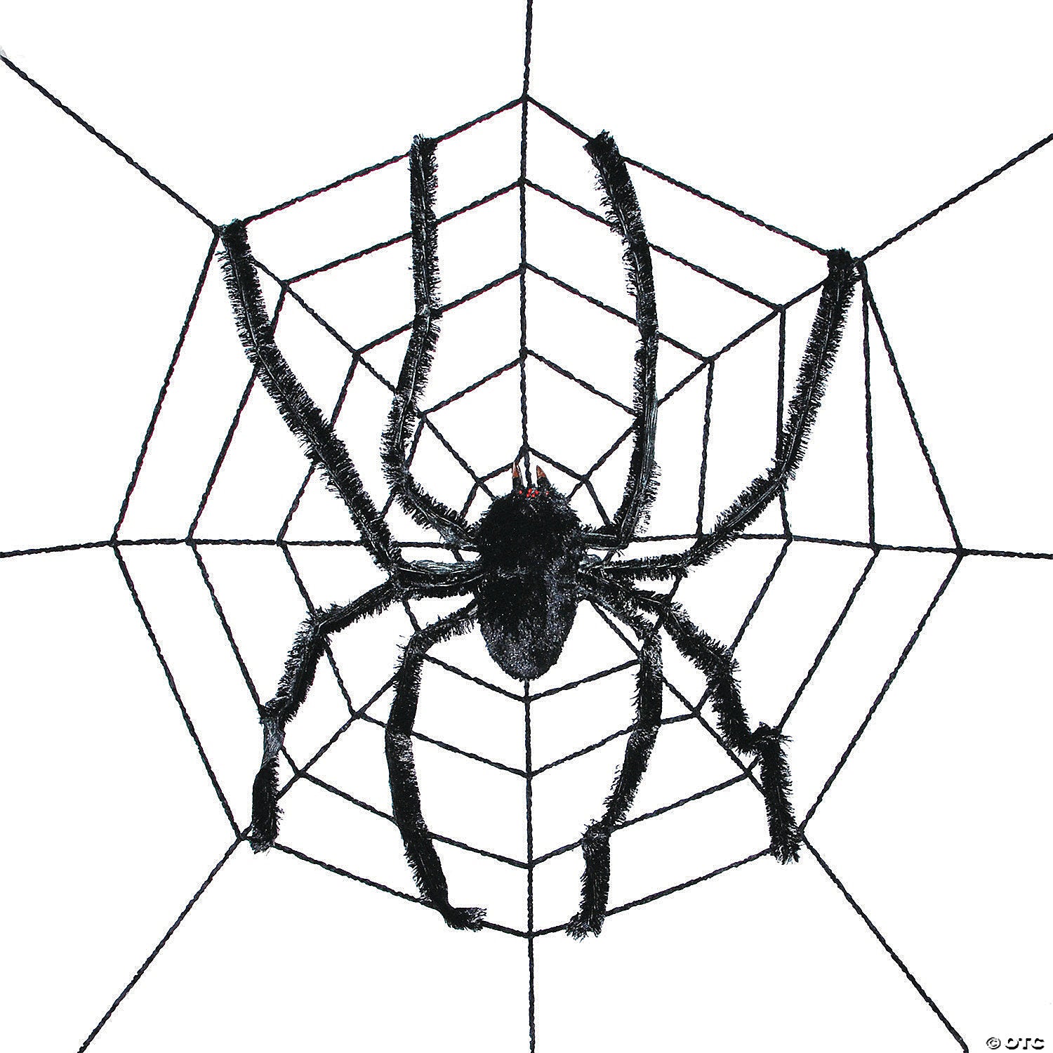 96  spider web with spider halloween decoration~ss82857