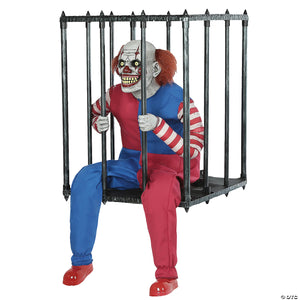 animated caged clown walk around~mr123360