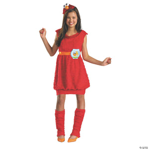 girl& 8217 s sesame street& 8482  elmo costume   large~dg11484g