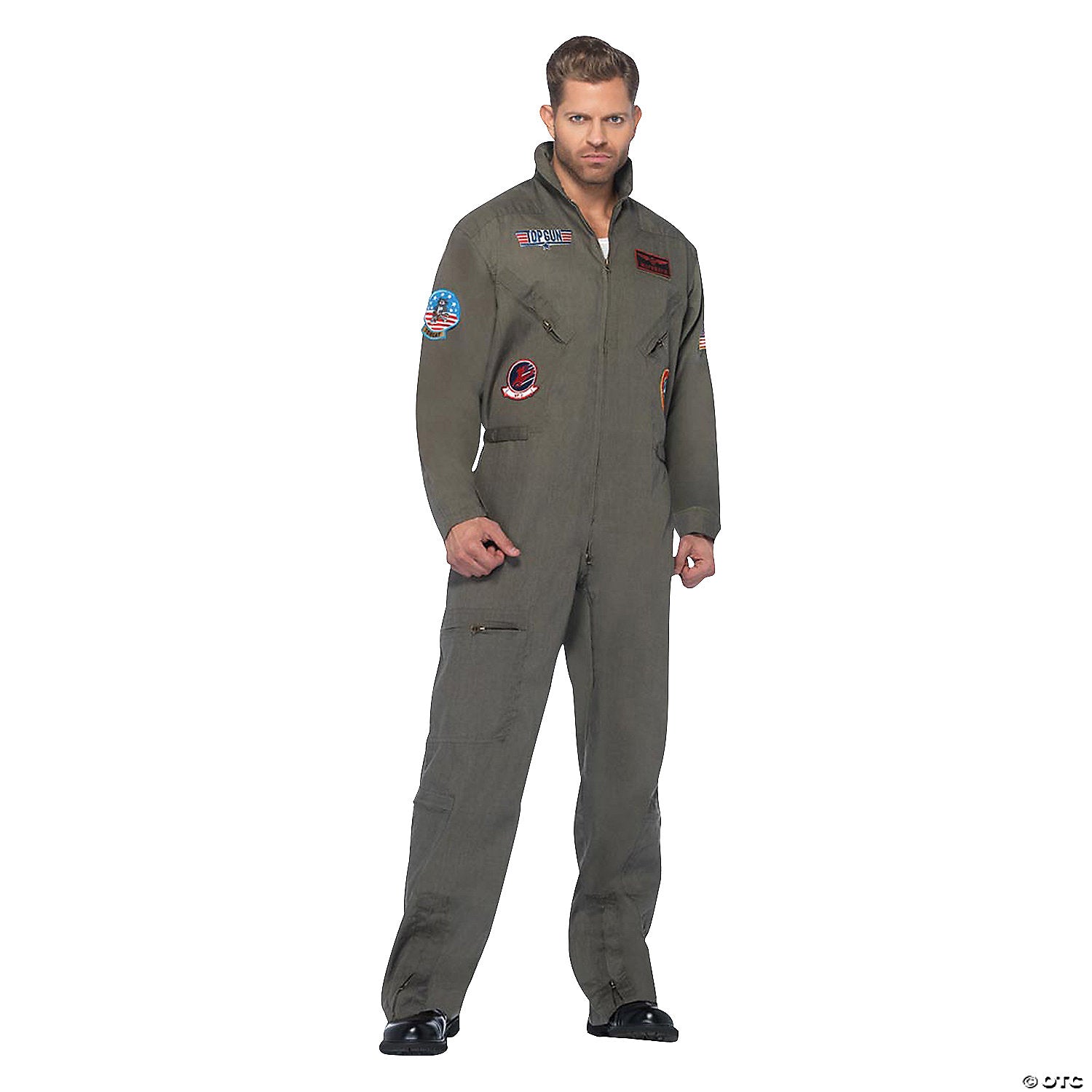 men s top gun jumpsuit costume   large~uatg83702ml