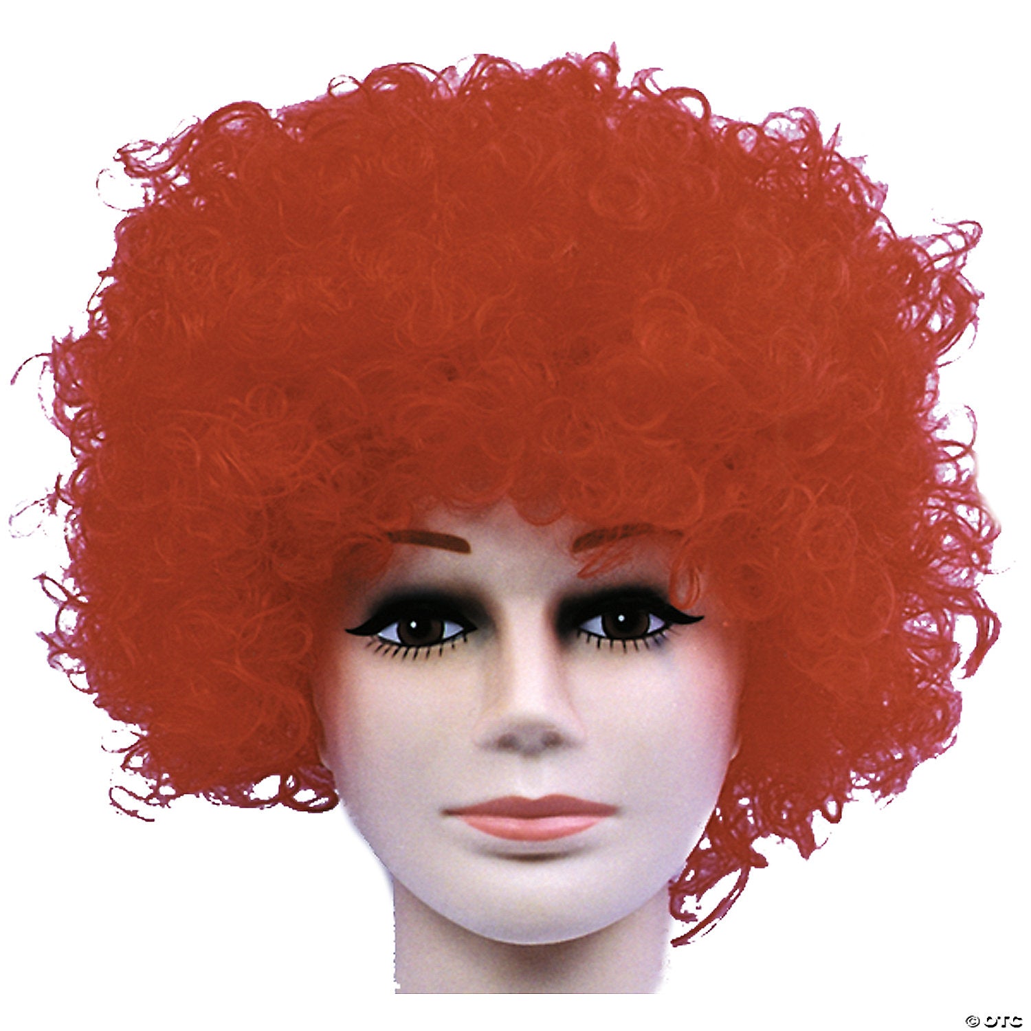 red clown wig~ca118rd