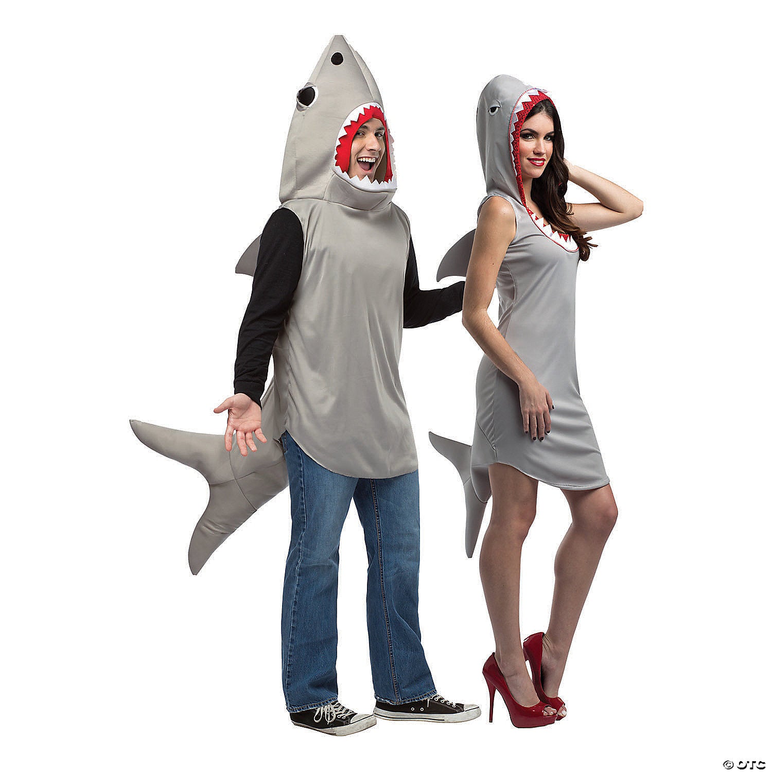 sand shark hoodie & dress couples costume~gc10158