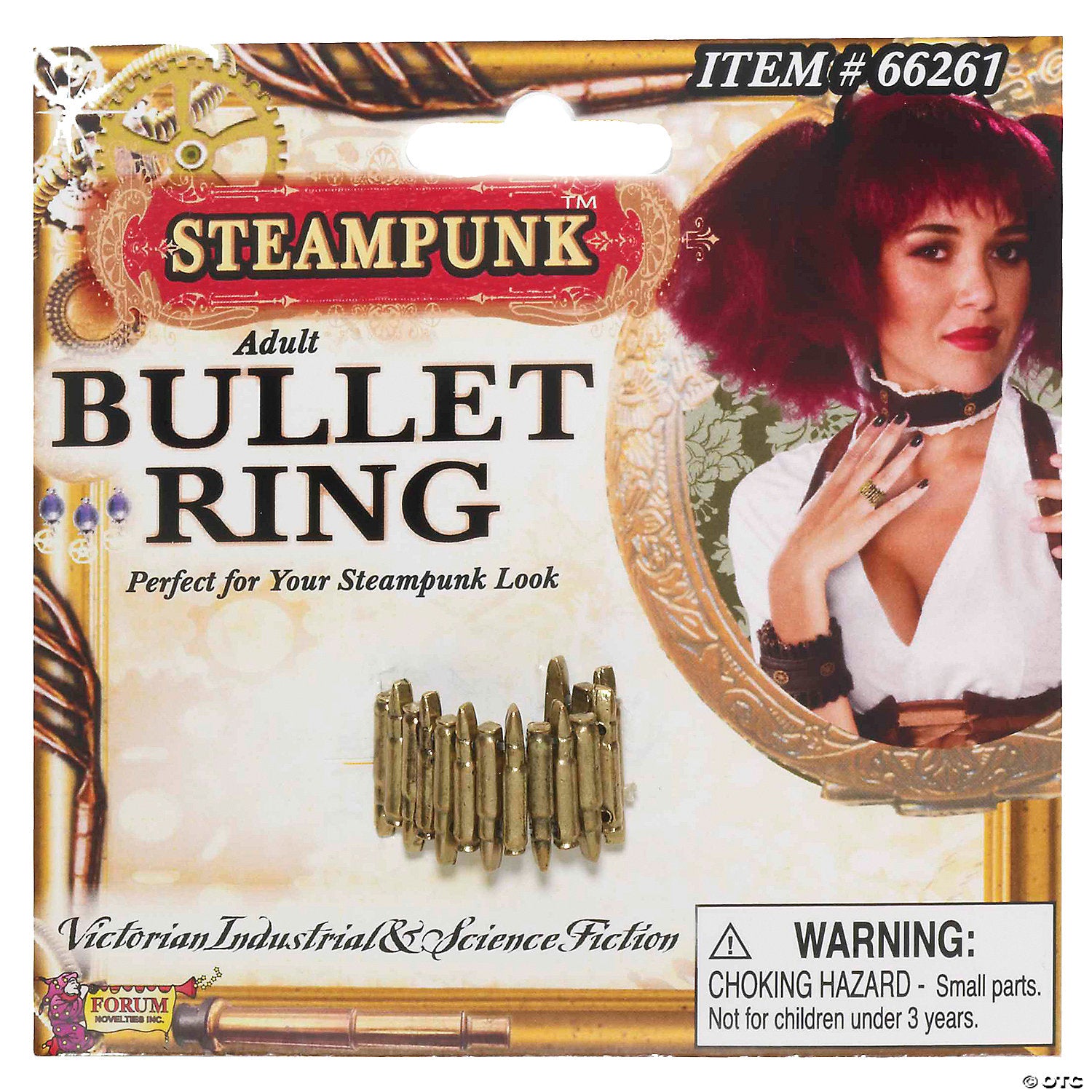 steampunk bullet ring~fm66261