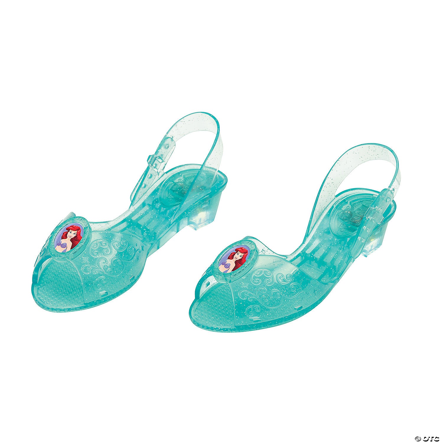 girl s disney s little mermaid ariel light up shoes   size 11 12~dg167149