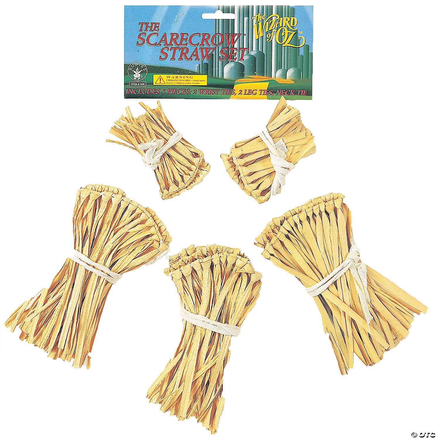 the wizard of oz& 8482  scarecrow straw kit~ru526