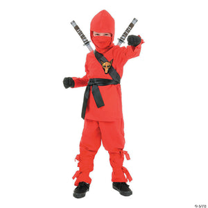 kids red ninja costume   medium~ur25846md