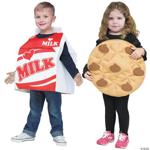 toddler cookies & milk couples costumes   3t 4t~fw130751