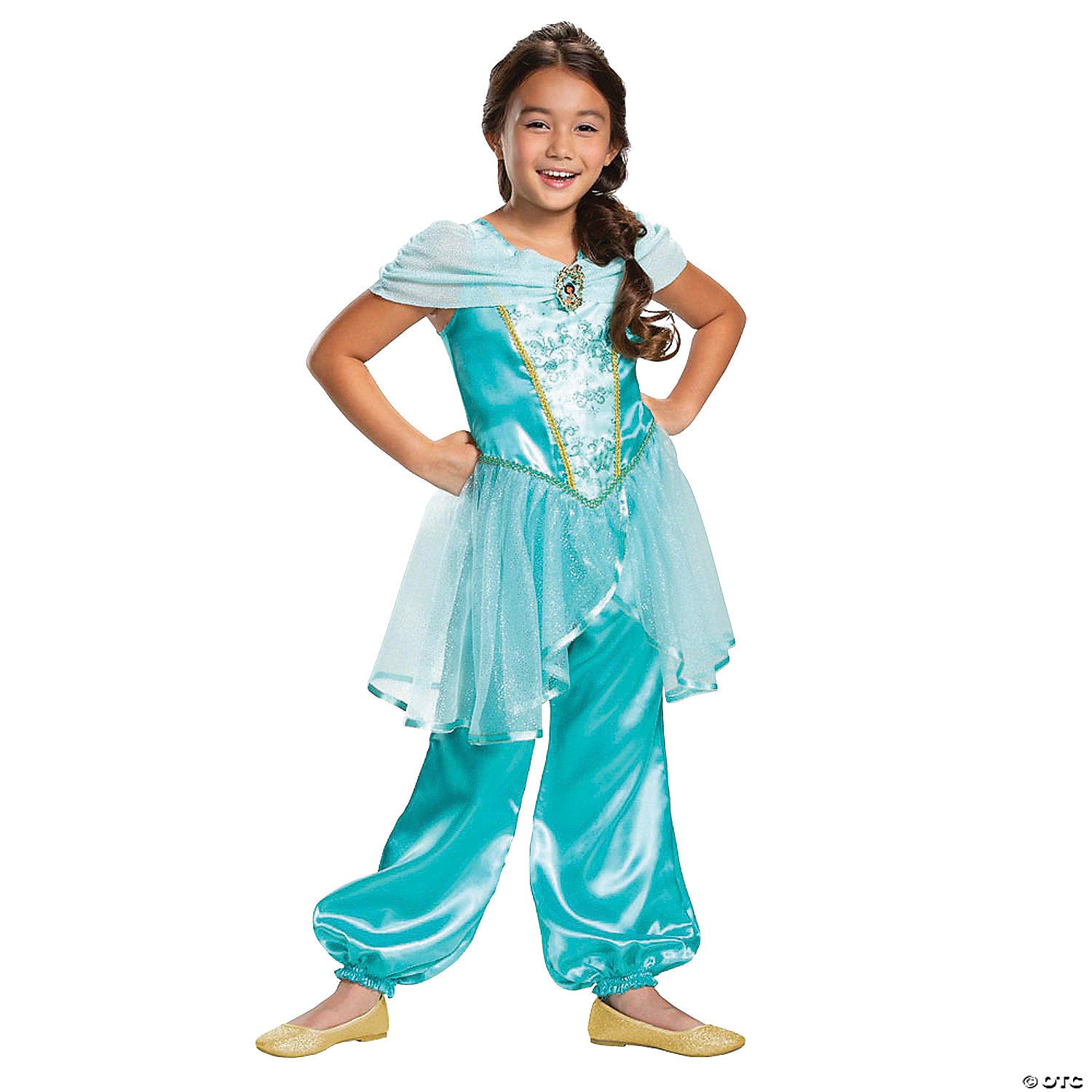 girl s classic aladdin& 8482  live action jasmine costume   small~dg66624k-a01