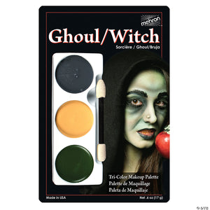 mehron witch tri color palette makeup~dd154