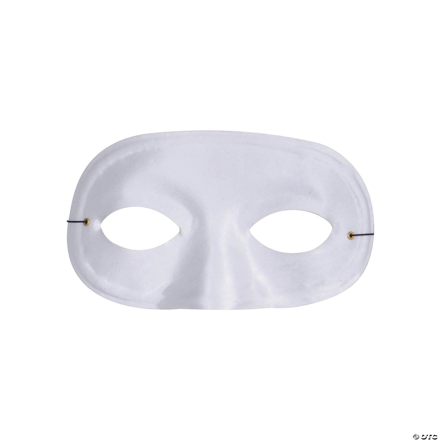 white domino half mask~ti60wt