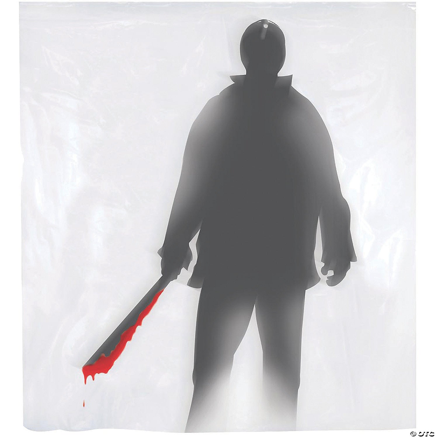 machete killer shower curtain halloween decoration~ss88332