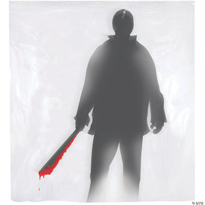 machete killer shower curtain halloween decoration~ss88332