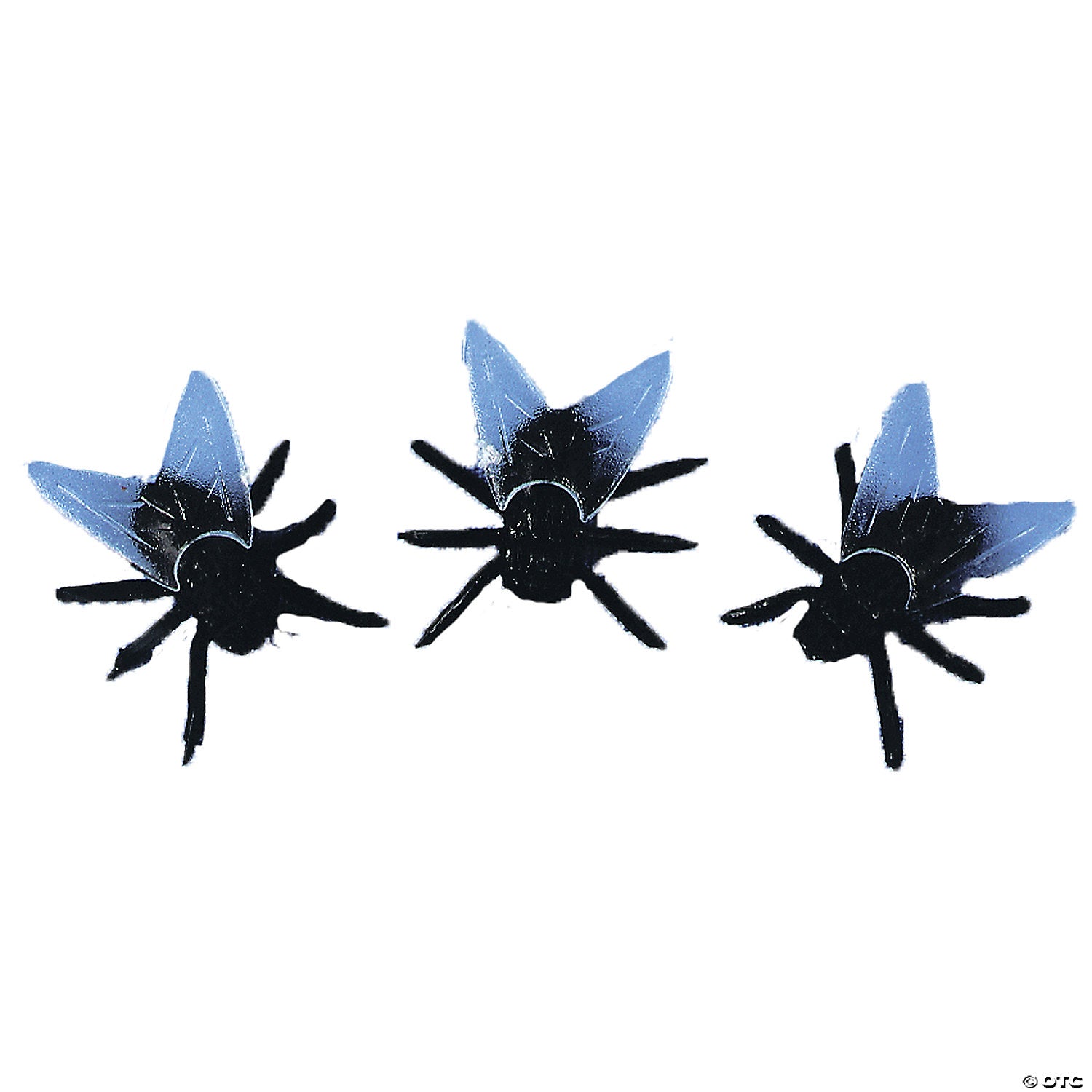 plastic flies   6 pc ~kb59