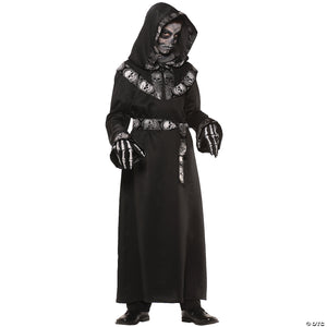 boy s skull master hooded robe~ur26268md