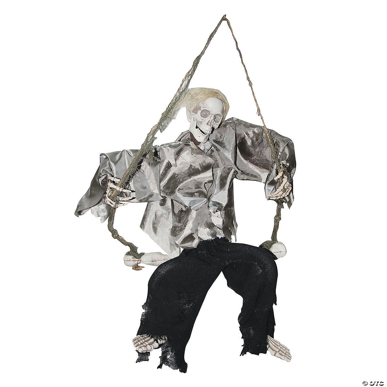 kicking reaper on swing halloween decoration~ss82808