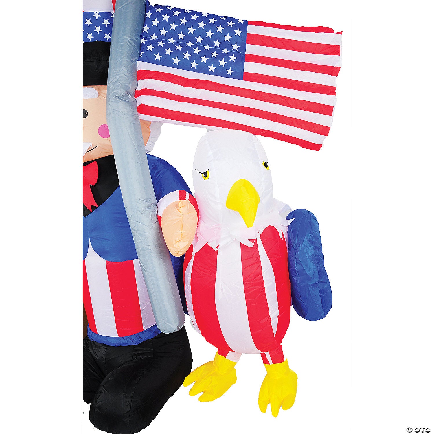 6  inflatable uncle sam with eagle outdoor yard decoration~vah0016-a02