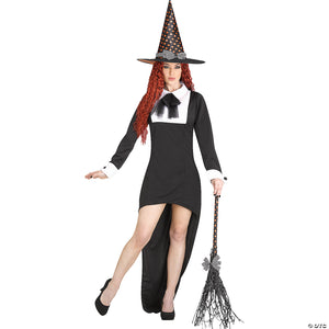 witch broom vintage orange~fw90896or