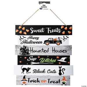 12  wooden home sweet treats sign halloween d& 233 cor~fw95233s