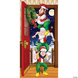 christmas elves door cover~bg20009