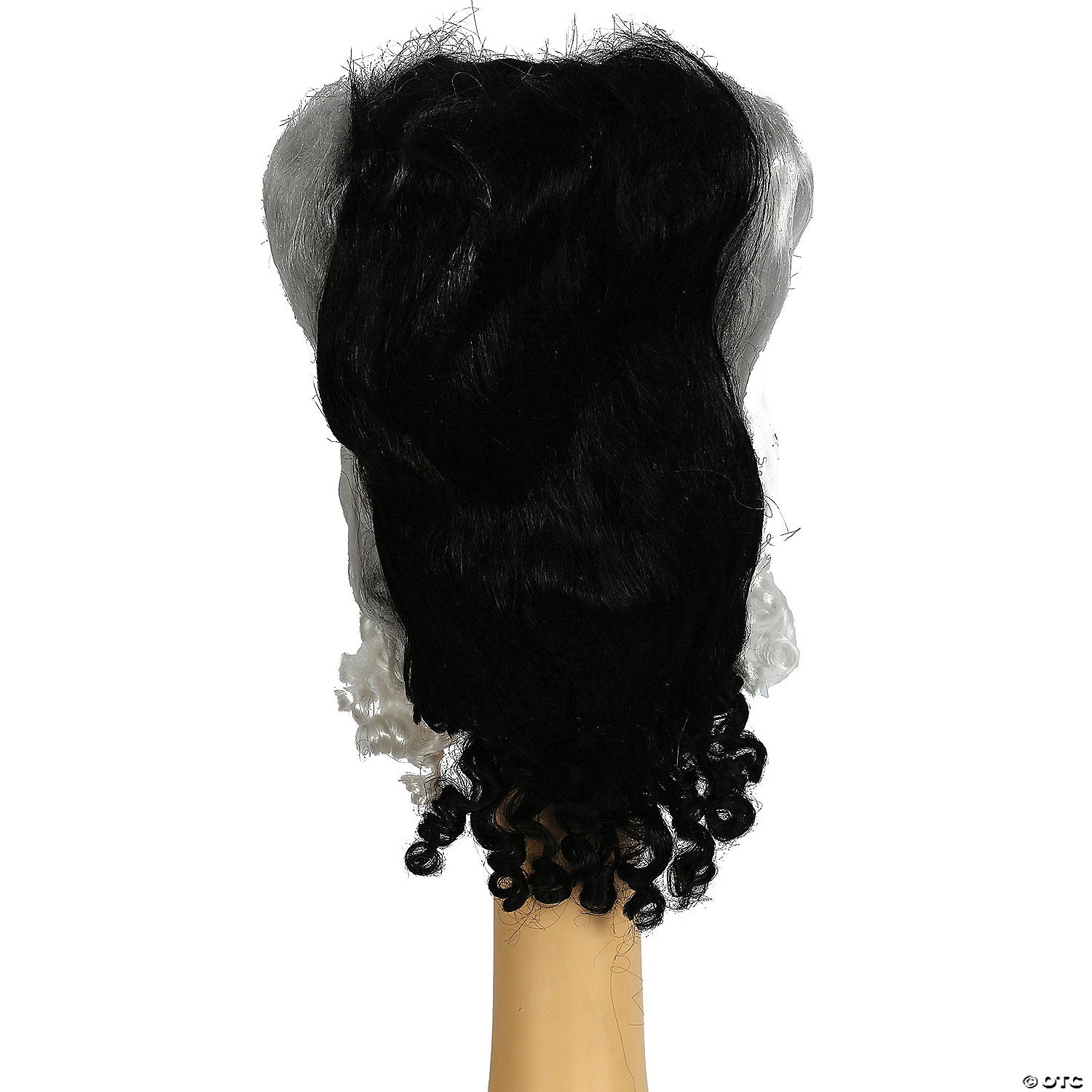 Women's Black & White Deluxe Monster Bride Wig